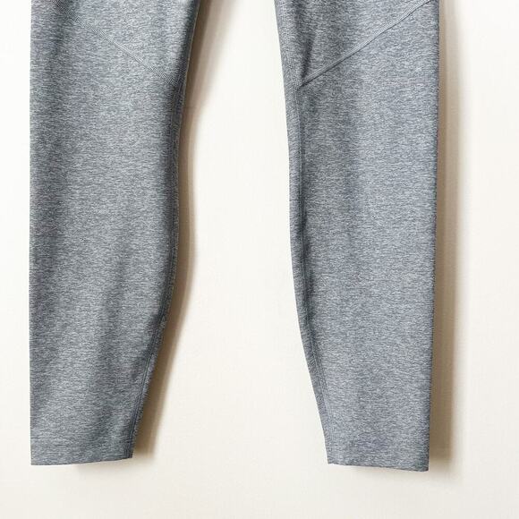 Outdoor Voices Medium Heathered Gray Blue Leggings Athleisure Running Coolmax - Picture 4 of 12